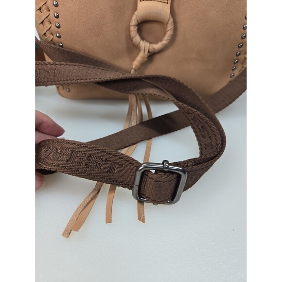 NEW-MWL-G001 Montana West Leather Concealed Carry Hobo/Crossbody Tan 2 Straps - Picture 11 of 12